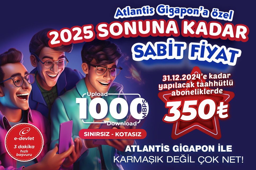 sabit fiyatlı taahhütlü internet